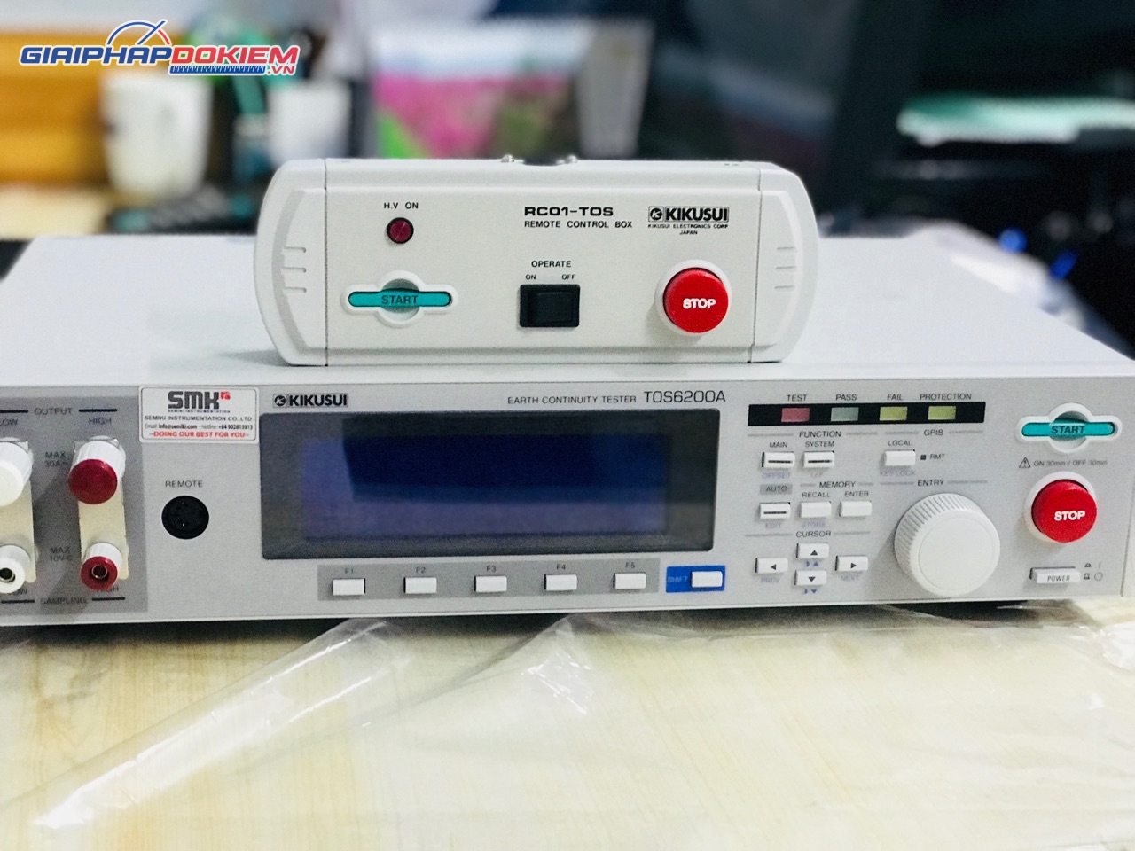 Thiết bị kiểm tra kết nối tiếp địa KIKUSUI TOS6200A 11 Thiết bị kiểm tra kết nối tiếp địa KIKUSUI TOS6200A
