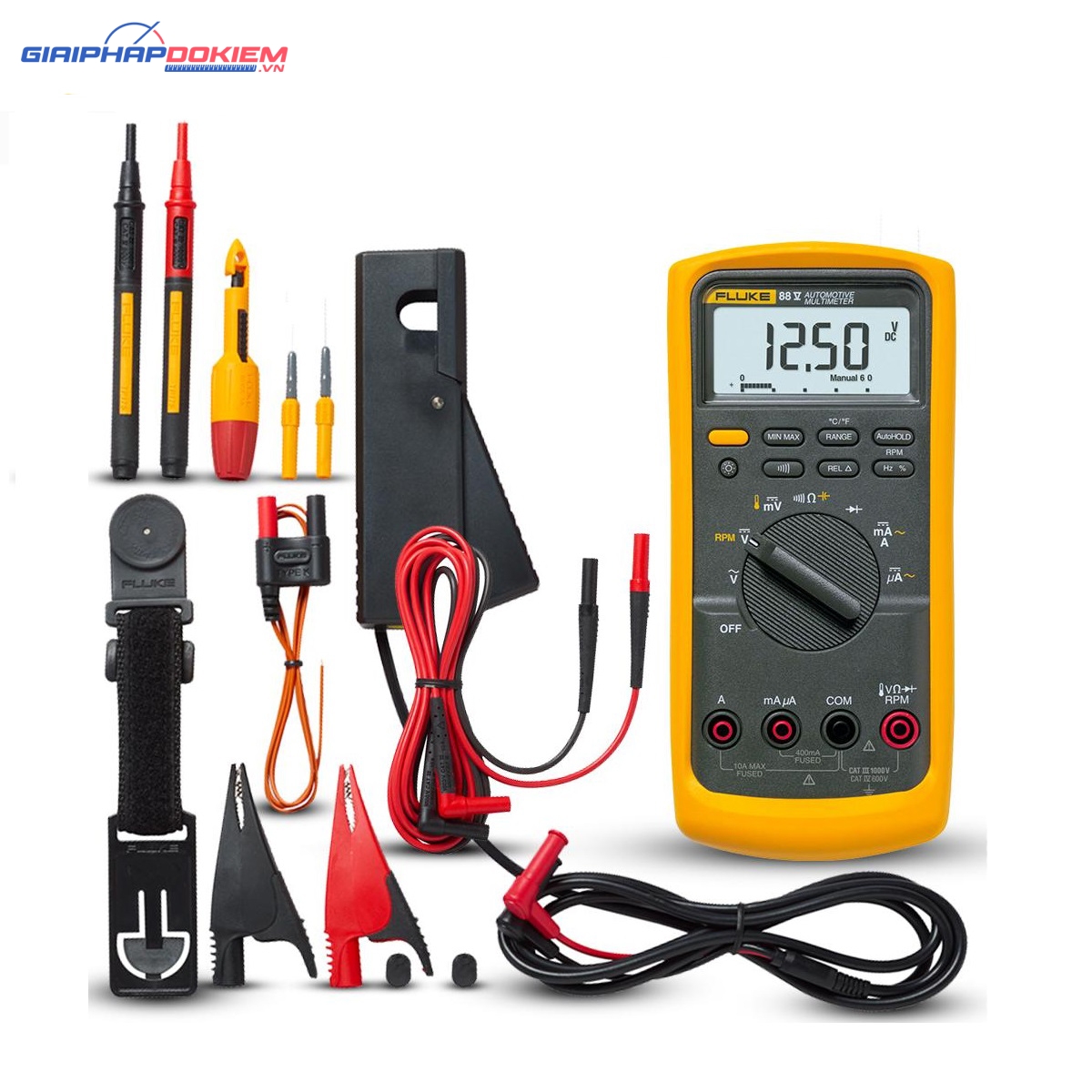 Bộ Kit đồng hồ vạn năng FLUKE-88-5/A KIT (88V/A Kit) 3 Bộ Kit đồng hồ vạn năng FLUKE-88-5/A KIT (88V/A Kit)