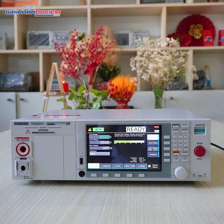Thiết bị kiểm tra điện áp chịu đựng KIKUSUI TOS9301 (AC/DC Hipot tester) 8 Thiết bị kiểm tra điện áp chịu đựng KIKUSUI TOS9301 (AC/DC Hipot tester)