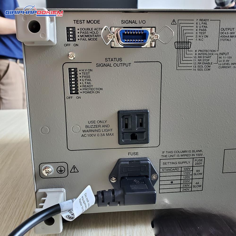 Thiết bị kiểm tra điện áp chịu đựng KIKUSUI TOS5101 (AC/DC Hipot tester) 10 Thiết bị kiểm tra điện áp chịu đựng KIKUSUI TOS5101 (AC/DC Hipot tester)
