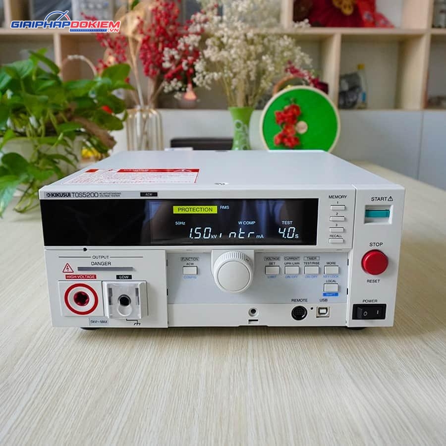 Thiết bị kiểm tra điện áp chịu đựng KIKUSUI TOS5200 – AC Hipot tester 7 Thiết bị kiểm tra điện áp chịu đựng KIKUSUI TOS5200 – AC Hipot tester