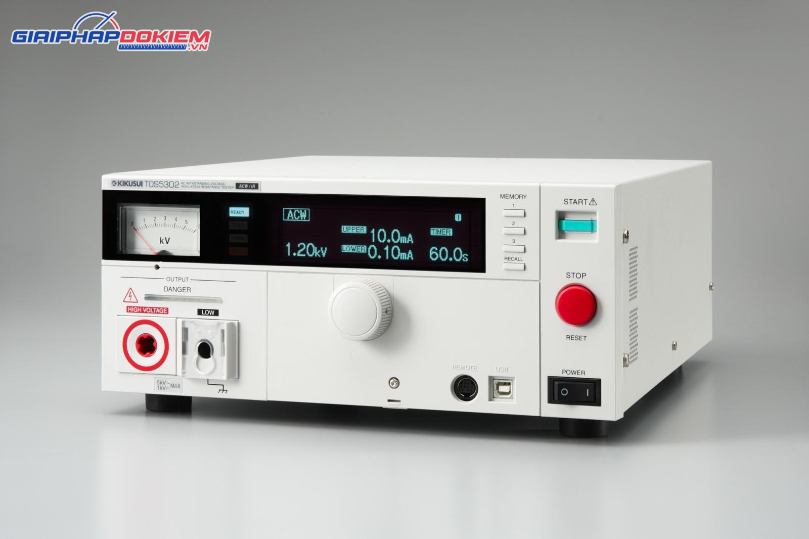 Thiết bị kiểm tra điện áp chịu đựng KIKUSUI TOS5302 (AC Hipot tester) 10 Thiết bị kiểm tra điện áp chịu đựng KIKUSUI TOS5302 (AC Hipot tester)