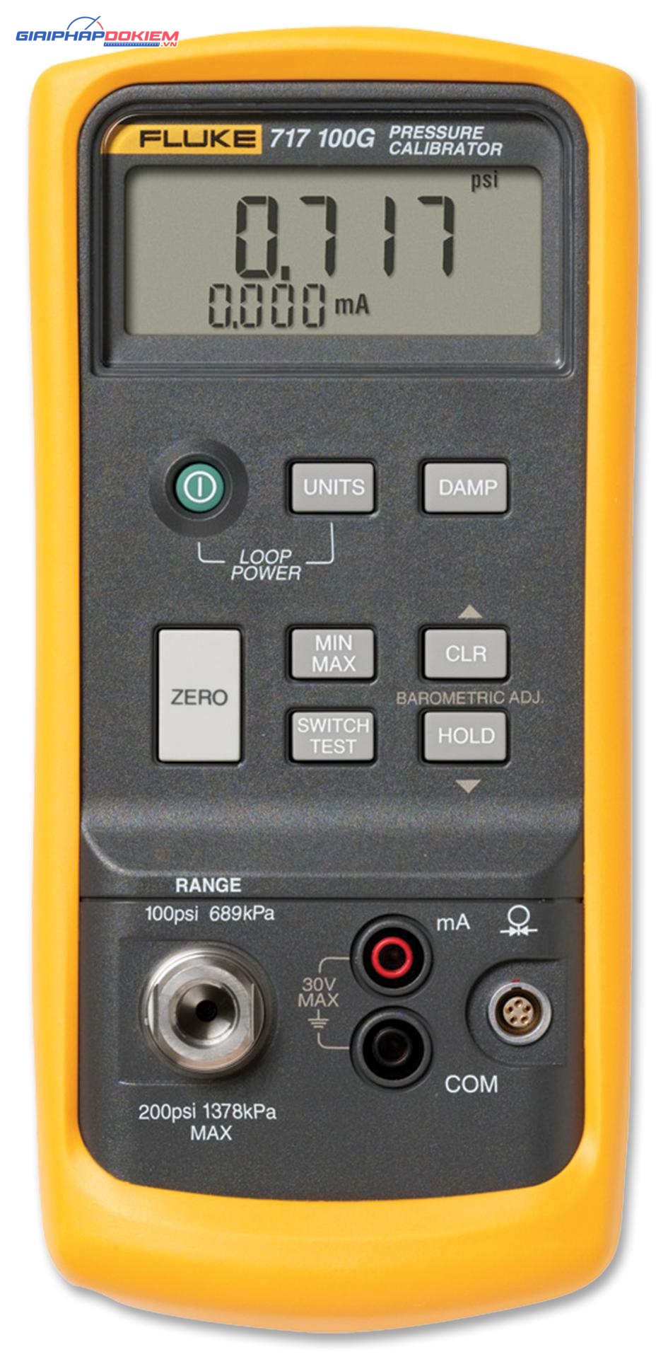 Máy hiệu chuẩn áp suất FLUKE-717 100G (100 psi, 7 bar) 7 Máy hiệu chuẩn áp suất FLUKE-717 100G (100 psi, 7 bar)