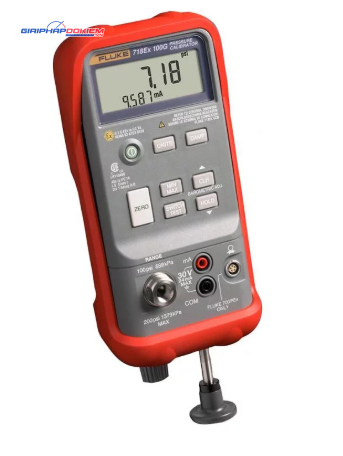 Thiết bị hiệu chuẩn áp suất FLUKE 718Ex100G (-830mbar ~ 7bar, an toàn chống cháy nổ) 6 Thiết bị hiệu chuẩn áp suất FLUKE 718Ex100G (-830mbar ~ 7bar, an toàn chống cháy nổ)