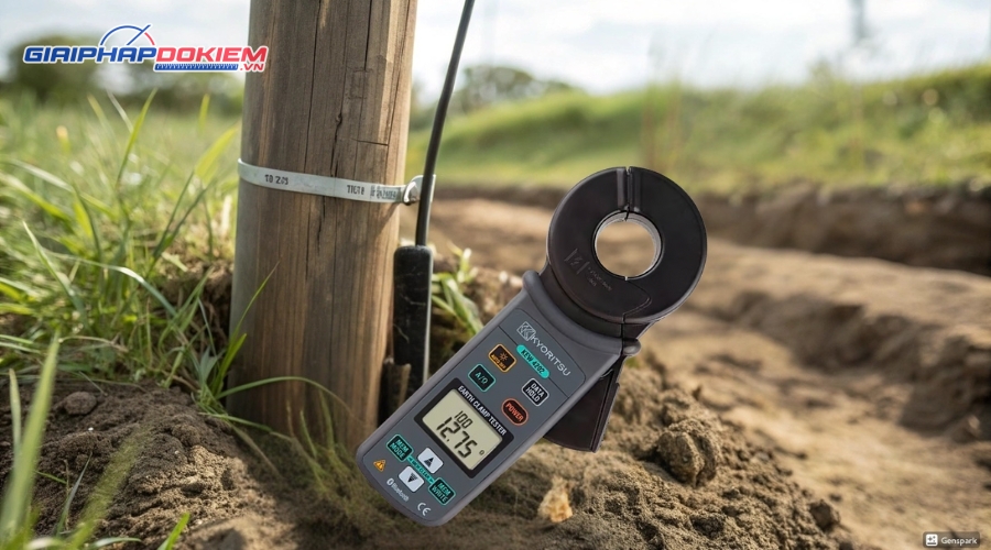 Top 8 Ampe Kìm Đo Điện Trở Đất Chính Xác Và Bền Bỉ Nhất 19 Ampe kìm đo điện trở đất Kyoritsu 4200