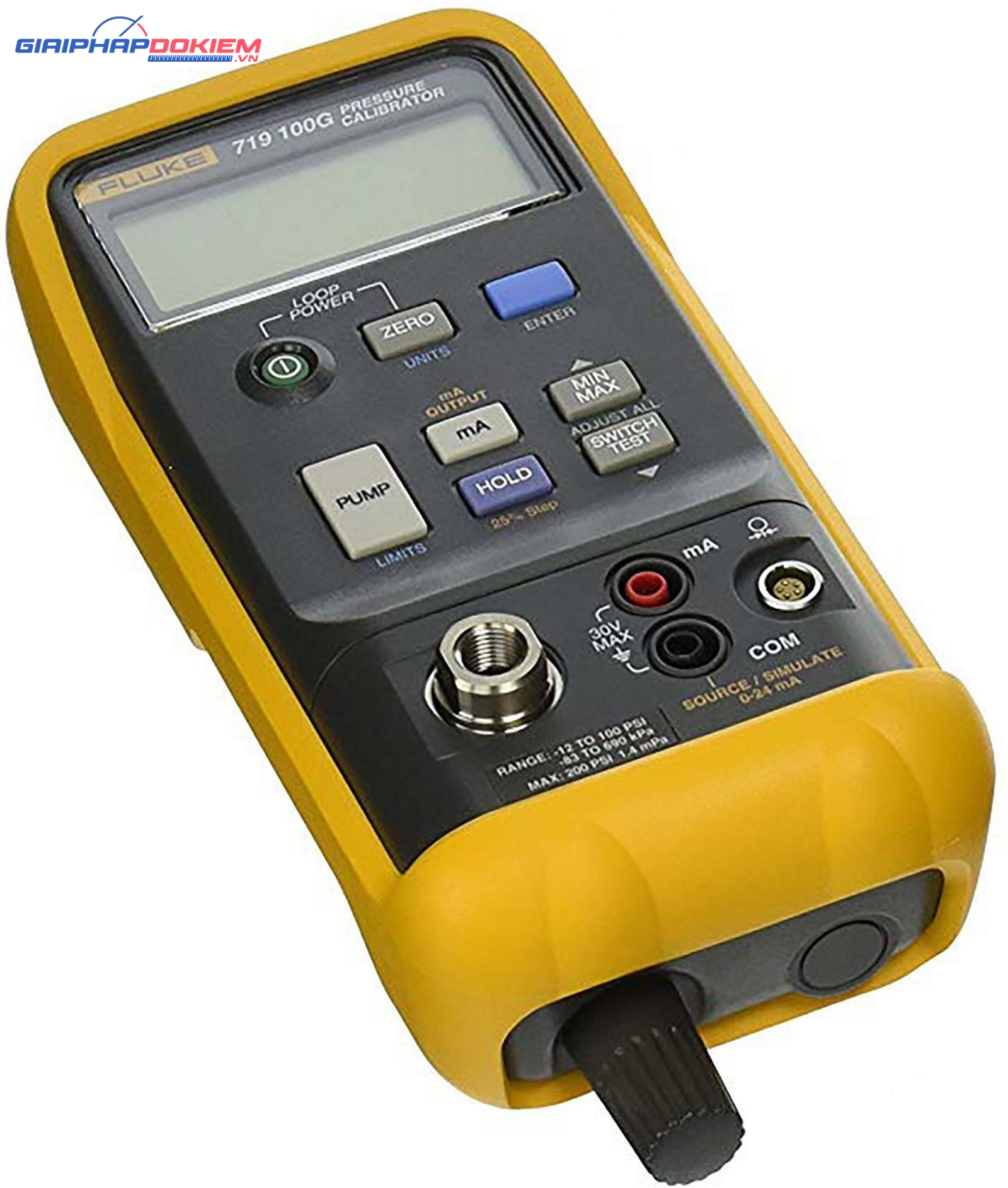 Máy hiệu chuẩn áp suất di động FLUKE-719 100G (100 psi, 7 bar) 10 Máy hiệu chuẩn áp suất di động FLUKE-719 100G (100 psi, 7 bar)