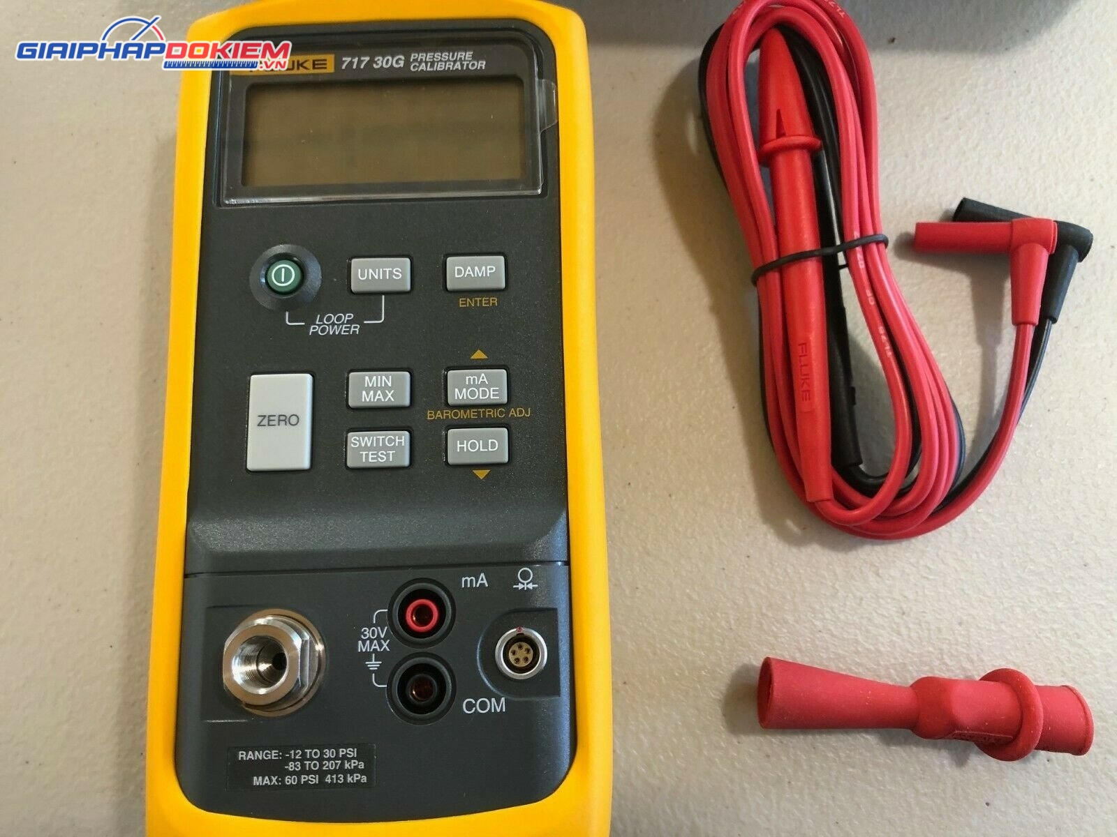 Máy hiệu chuẩn áp suất FLUKE-717 30G (30 psi, 2 bar) 9 Máy hiệu chuẩn áp suất FLUKE-717 30G (30 psi, 2 bar)