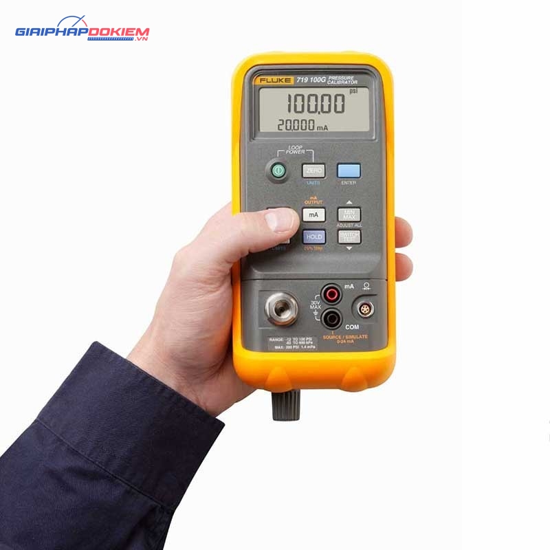 Máy hiệu chuẩn áp suất di động FLUKE-719 100G (100 psi, 7 bar) 9 Máy hiệu chuẩn áp suất di động FLUKE-719 100G (100 psi, 7 bar)