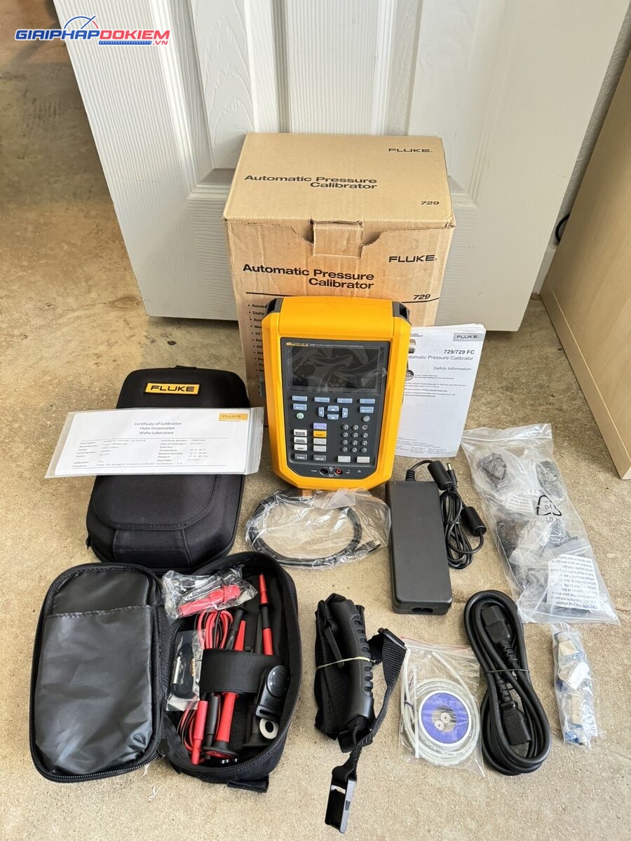 Máy hiệu chuẩn áp suất tự động FLUKE 729 150G (150 psi, 10 bar) 9 Máy hiệu chuẩn áp suất tự động FLUKE 729 150G (150 psi, 10 bar)
