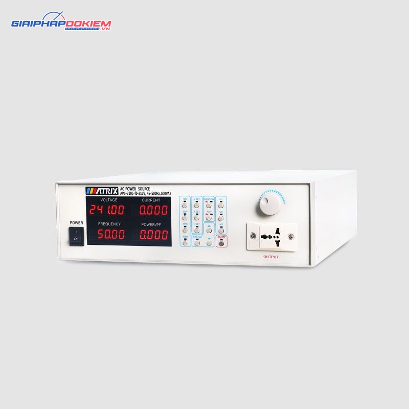 Nguồn lập trình xoay chiều một pha Matrix APS-7105 5 Nguồn lập trình xoay chiều một pha Matrix APS-7105