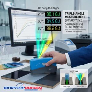 Máy Đo Độ Bóng BYK 4563 11 Máy đo độ bóng BYK 4563 60° đa năng