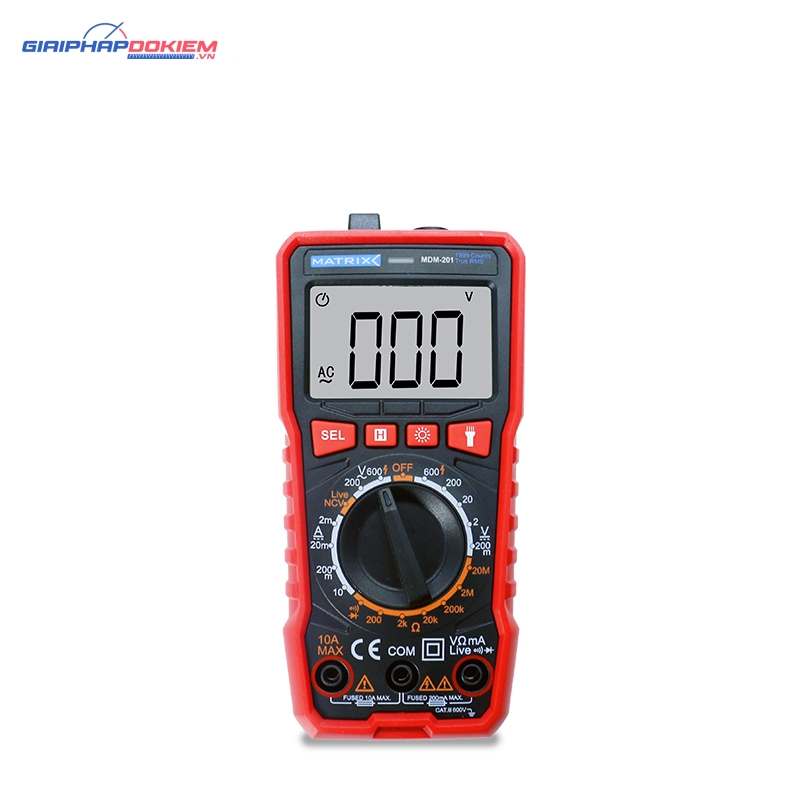 Đồng hồ đo điện Matrix MDM-203 (True RMS, NCV) 7 Đồng hồ đo điện Matrix MDM-203 (True RMS, NCV)