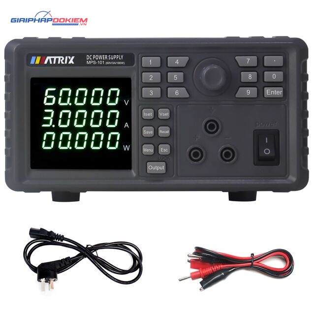 Nguồn DC lập trình Matrix MPS-101 6 Nguồn DC lập trình Matrix MPS-101