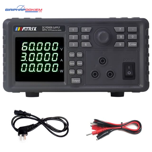 Nguồn DC lập trình Matrix MPS-101C 10 Nguồn DC lập trình Matrix MPS-101C