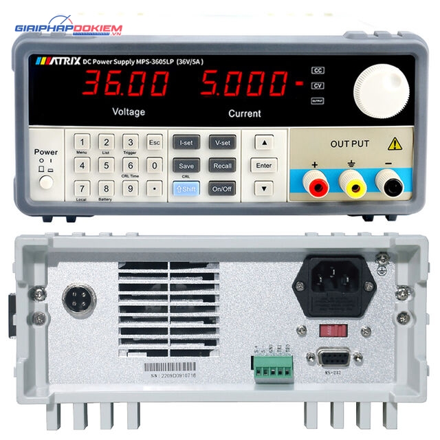 Nguồn lập trình một chiều (DC) Matrix MPS-3605LP (36V-5A) 4 Nguồn lập trình một chiều (DC) Matrix MPS-3605LP (36V-5A)
