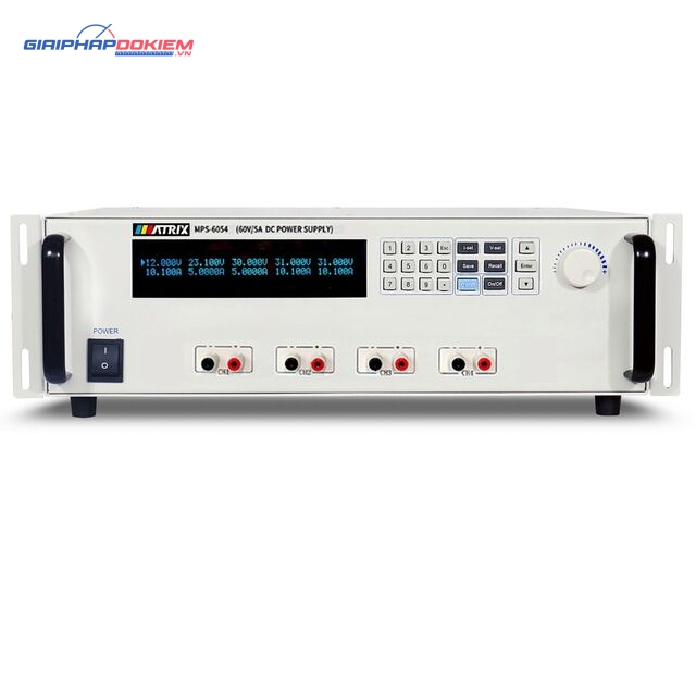 Nguồn DC lập trình tuyến tính Matrix MPS-6054 4 Nguồn DC lập trình tuyến tính Matrix MPS-6054
