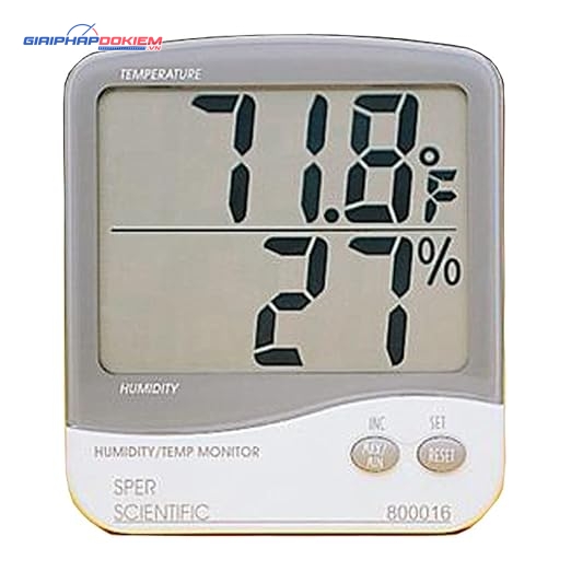 Máy đo độ ẩm và nhiệt độ Sper Scientific 800016C 2 Máy đo độ ẩm và nhiệt độ Sper Scientific 800016C