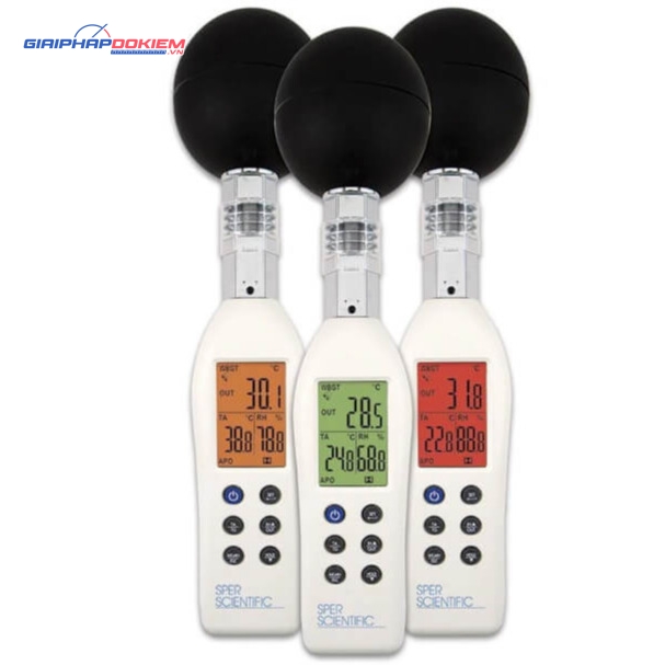 Máy đo ứng suất nhiệt WBGT Sper Scientific 801038 6 Máy đo ứng suất nhiệt WBGT Sper Scientific 801038