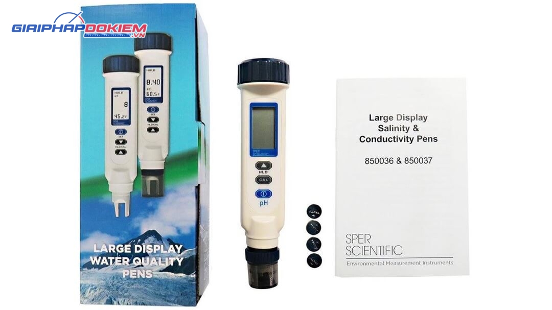Máy đo độ dẫn điện Sper Scientific 850037 6 Máy đo độ dẫn điện Sper Scientific 850037