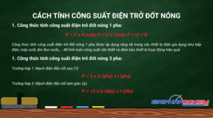 Cách Tính Công Suất Điện Trở Đốt Nóng Chính Xác, Dễ Hiểu 11 Cách tính công suất điện trở đốt nóng