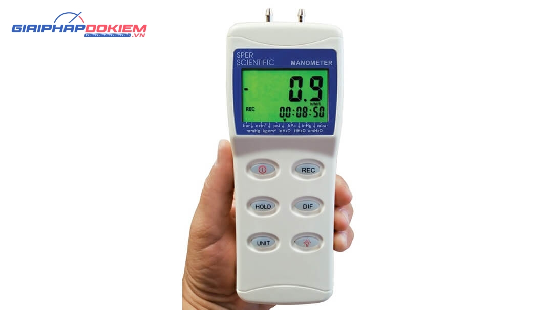 Máy đo áp suất Sper Scientific 840083 10 Máy đo áp suất Sper Scientific 840083