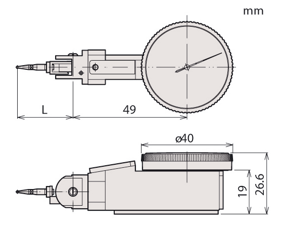 Đồng Hồ So Chân Gập, Dial Test Indicator, Universal Type 0,8mm, 0,01mm, Basic Set Mitutoyo 513-304-10E 10 dong ho so chan gap 513 304 10e bs2
