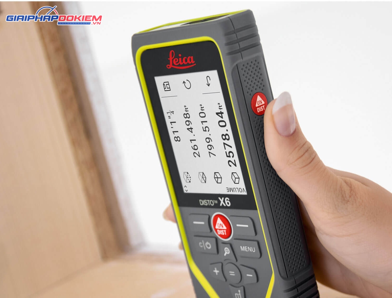 Máy đo khoảng cách laser Leica DISTO X6 250m 8 Máy đo khoảng cách laser Leica DISTO X6 250m