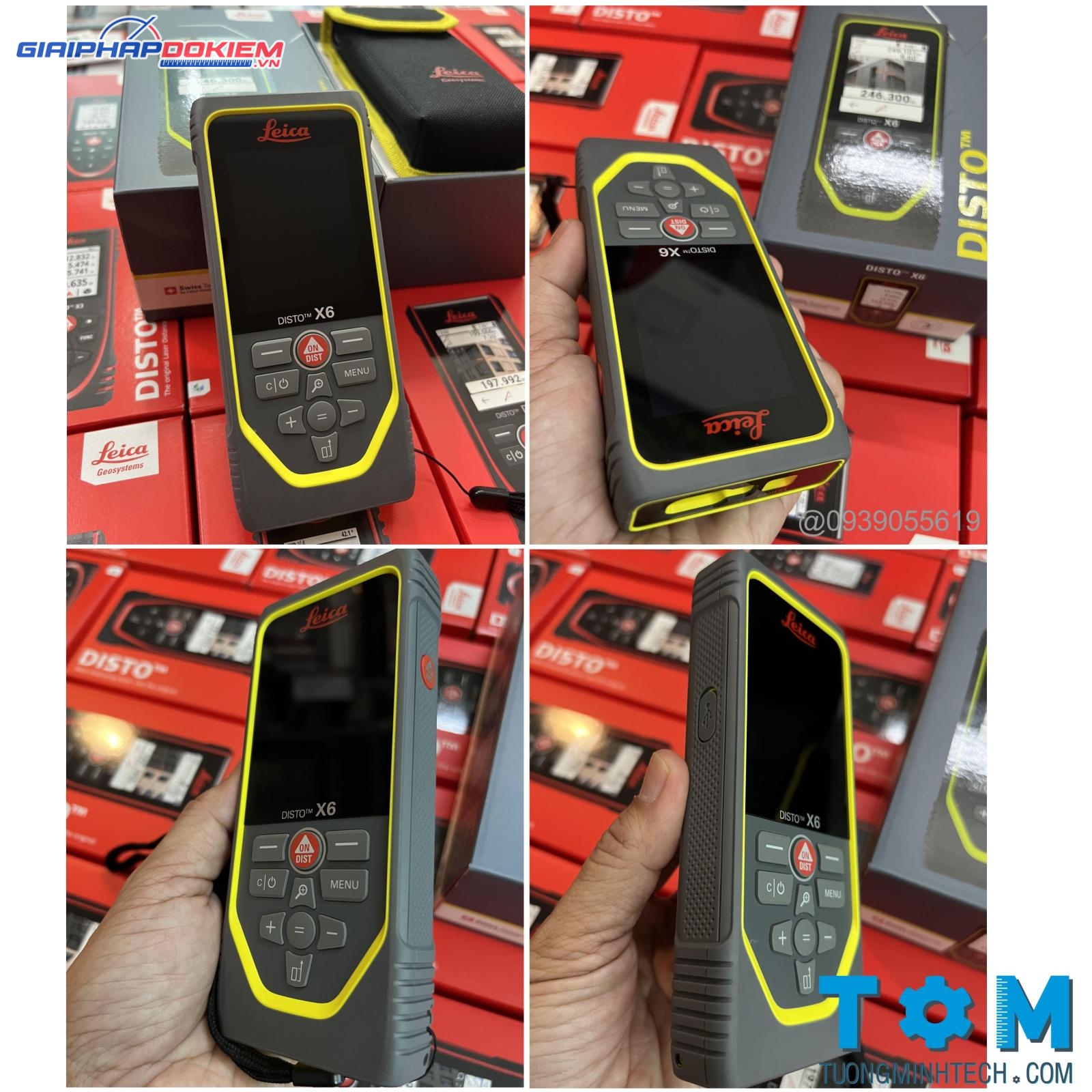 Máy đo khoảng cách laser Leica DISTO X6 250m 7 Máy đo khoảng cách laser Leica DISTO X6 250m