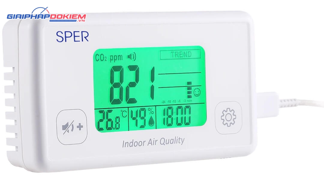 Máy đo độ ẩm và nhiệt độ Sper Scientific 800052 7 Máy đo độ ẩm và nhiệt độ Sper Scientific 800052