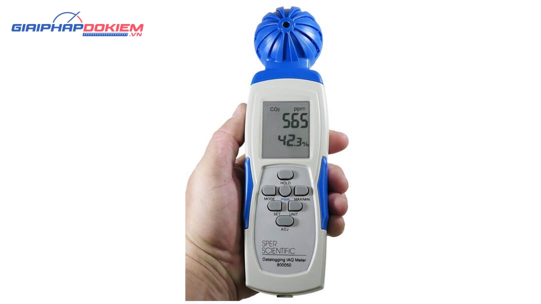 Máy đo nồng độ CO2 nhiệt độ và độ ẩm Sper Scientific 800050 9 Máy đo nồng độ CO2 nhiệt độ và độ ẩm Sper Scientific 800050