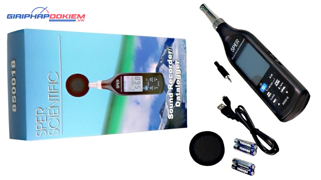 Máy đo âm thanh Sper Scientific 850018 7 Máy đo âm thanh Sper Scientific 850018
