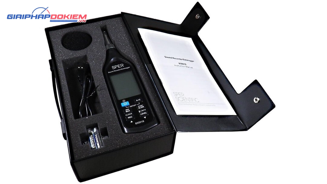 Máy đo âm thanh Sper Scientific 850018 8 Máy đo âm thanh Sper Scientific 850018