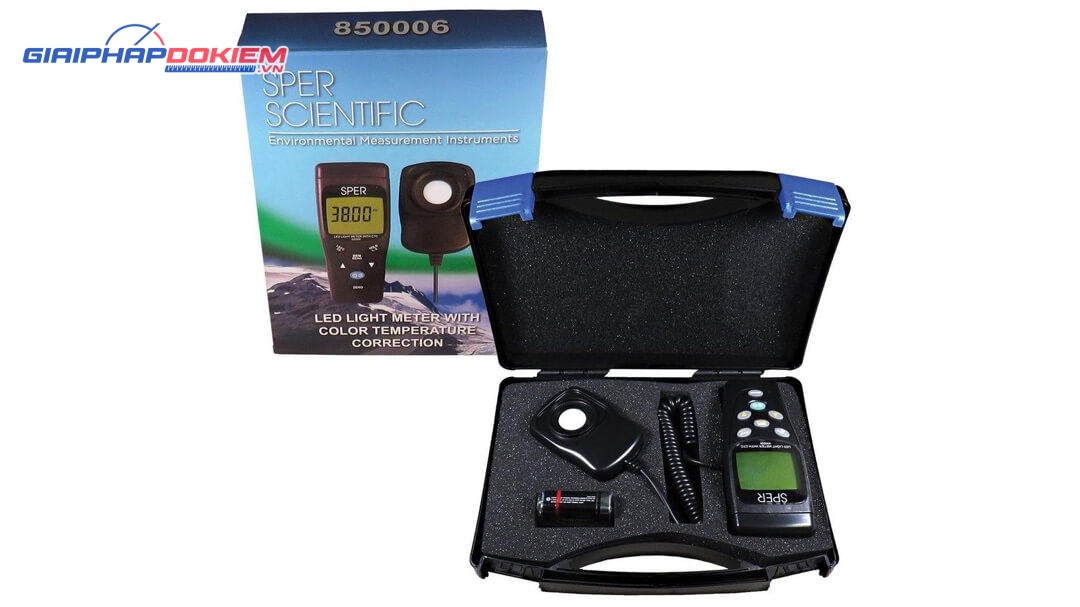 Máy đo độ sáng Sper Scientific 850006 7 Máy đo độ sáng Sper Scientific 850006