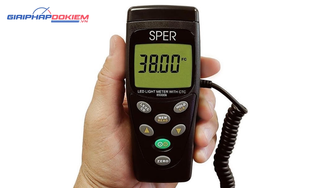 Máy đo độ sáng Sper Scientific 850006 8 Máy đo độ sáng Sper Scientific 850006