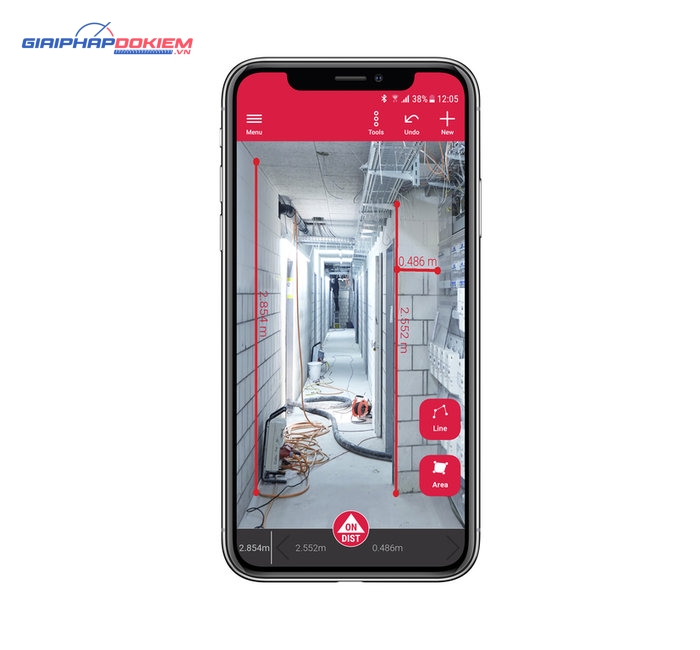 Máy đo khoảng cách laser Leica DISTO X4 150m 8 Máy đo khoảng cách laser Leica DISTO X4 150m