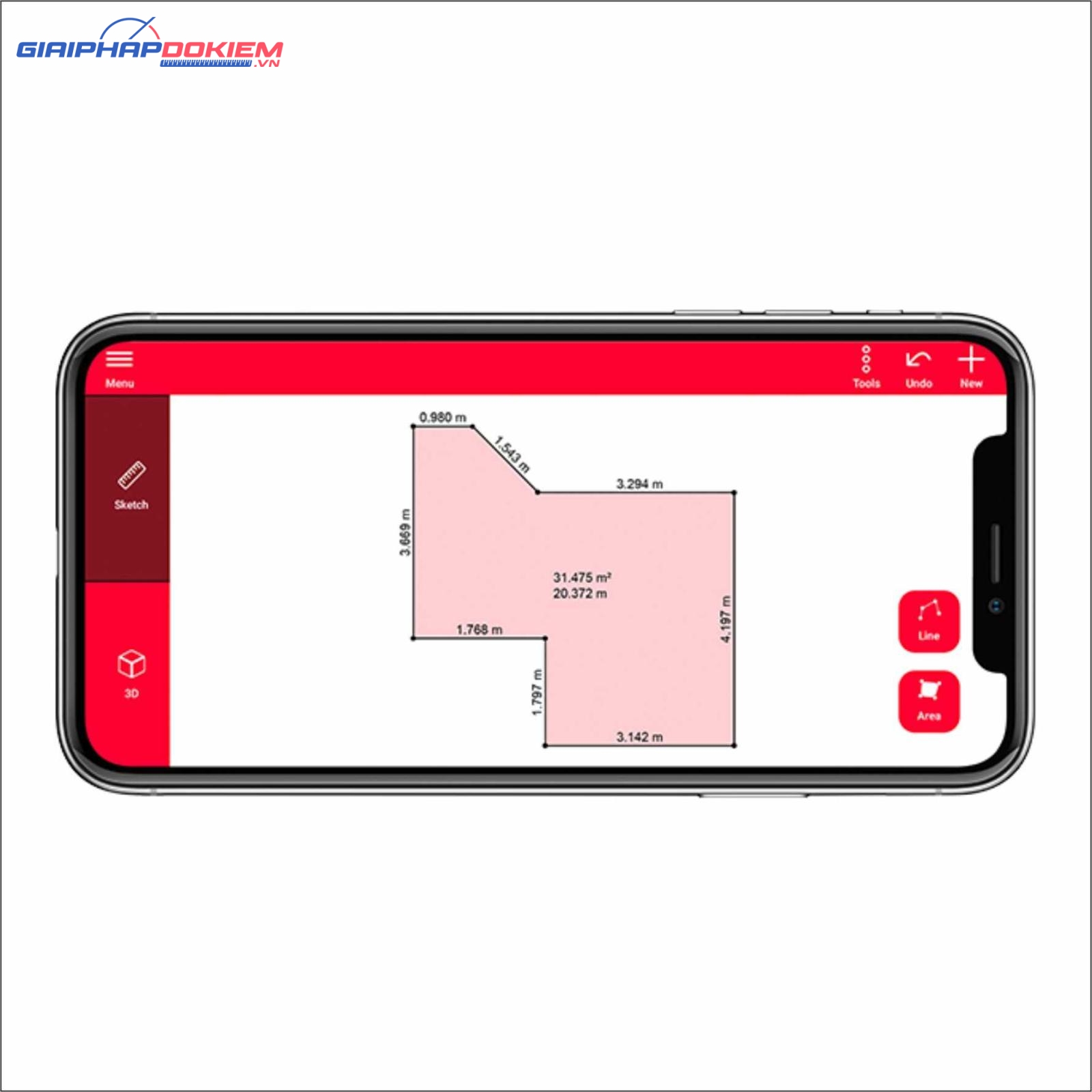 Máy đo khoảng cách laser Leica DISTO X4 150m 7 Máy đo khoảng cách laser Leica DISTO X4 150m