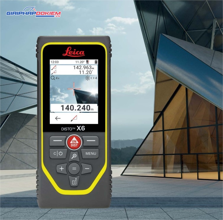 Máy đo khoảng cách laser Leica DISTO X6 250m 9 Máy đo khoảng cách laser Leica DISTO X6 250m