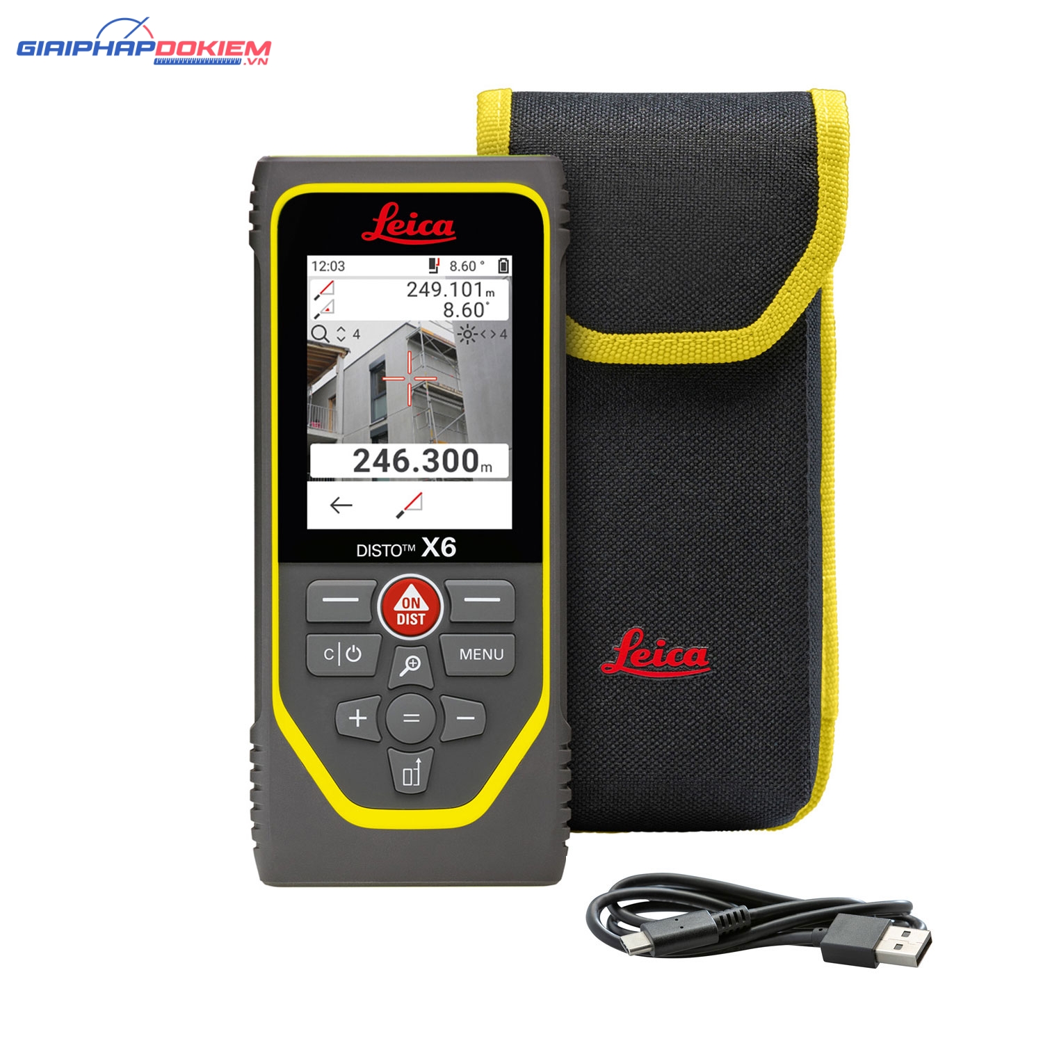 Máy đo khoảng cách laser Leica DISTO X6 250m 13 Máy đo khoảng cách laser Leica DISTO X6 250m