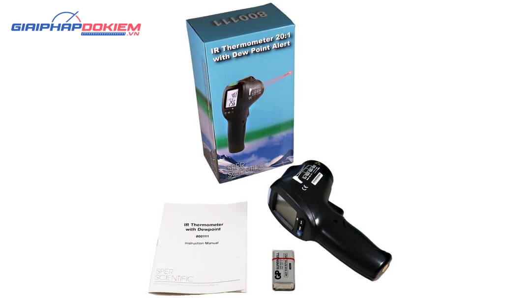 Máy đo nhiệt độ từ xa Sper Scientific 800111 6 Máy đo nhiệt độ từ xa Sper Scientific 800111