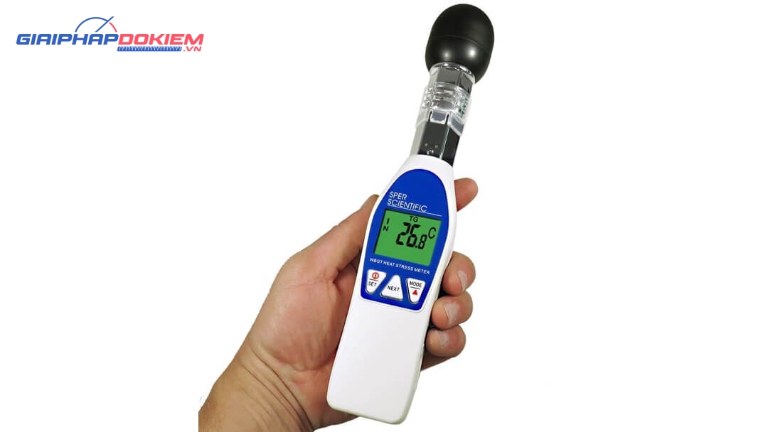 Máy đo ứng suất nhiệt WBGT Sper Scientific 800036 8 Máy đo ứng suất nhiệt WBGT Sper Scientific 800036