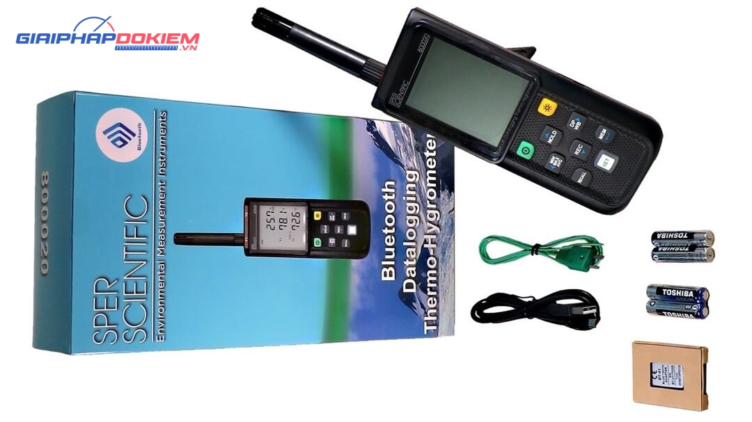Máy đo nhiệt độ độ ẩm Sper Scientific 800020 7 Máy đo nhiệt độ độ ẩm Sper Scientific 800020