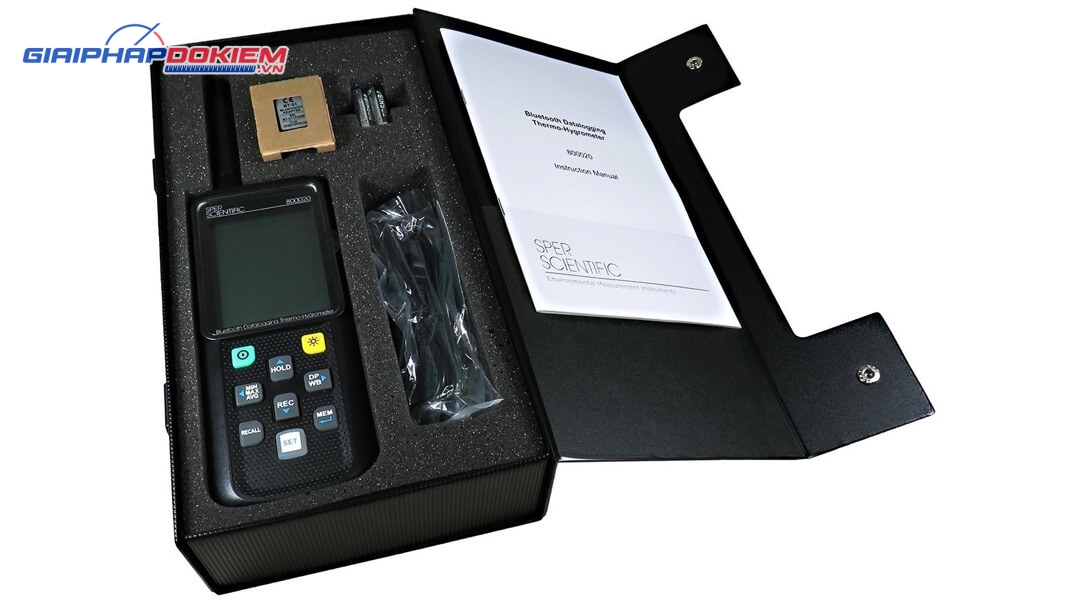 Máy đo nhiệt độ độ ẩm Sper Scientific 800020 8 Máy đo nhiệt độ độ ẩm Sper Scientific 800020
