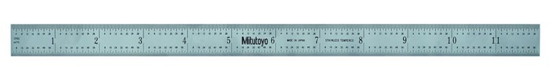 Thước Lá Thép 12" Inch Mitutoyo 182-123 6 Thước lá thép Mitutoyo