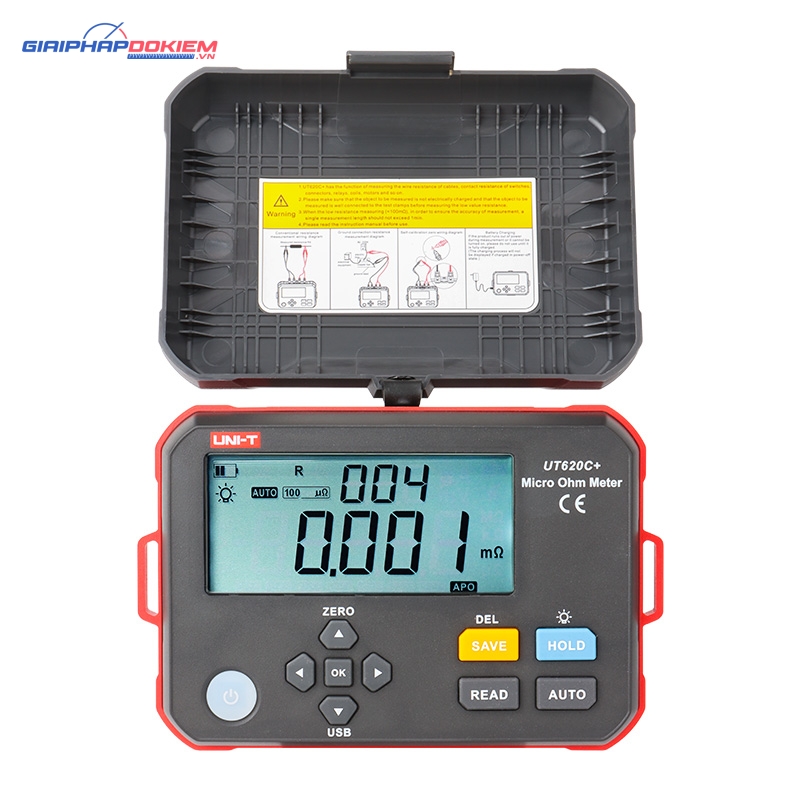 Máy đo điện trở thấp UNI-T UT620C+ 24 Máy đo điện trở thấp UNI-T UT620C+