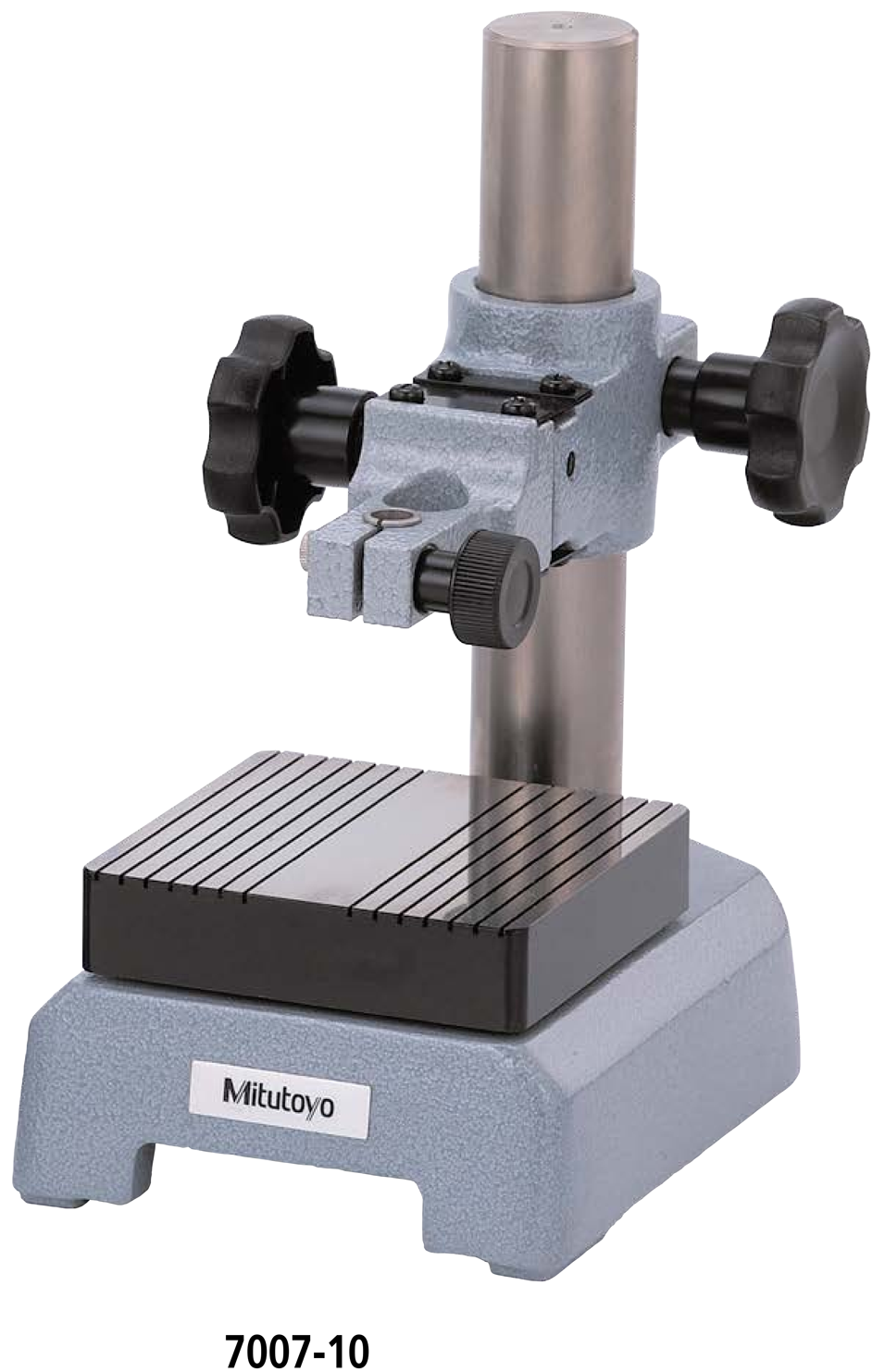 Đế gá đông hồ so chân thẳng với đế thép cứng vuông 90x90mm, đế vuông Mitutoyo 7007-10 3 Bàn từ Mitutoyo 7007