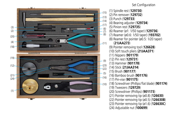 Bộ công cụ sửa chữa đồng hồ so Mitutoyo 7823EU 3 Kim đo Model 7823EU
