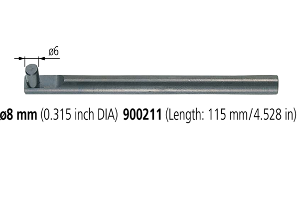 Thanh Giữ Đồ gá Cho Đồng Hồ So ø8mm Mitutoyo 900211 3 Kim Đo Chất Lượng Cao