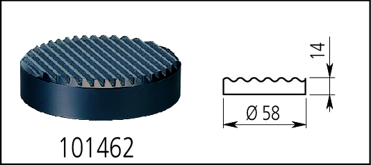 Đế gá đồng hồ so D=58mm Mitutoyo 519-109-10 14 chan de tu 519 109 10 bs1