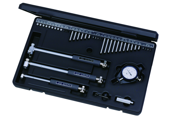 Bộ Đồng Hồ Đo Lỗ Trong Tiếp Xúc 2 Điểm 0,7-6", 0,0001" Mitutoyo 511-932-20 6 dong ho do lo 511 932