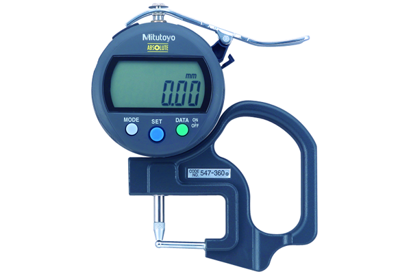Đồng hồ đo độ dày điện tử, 0-10mm, 0,01mm Mitutoyo 547-360 9 Đồng hồ đo độ dày số